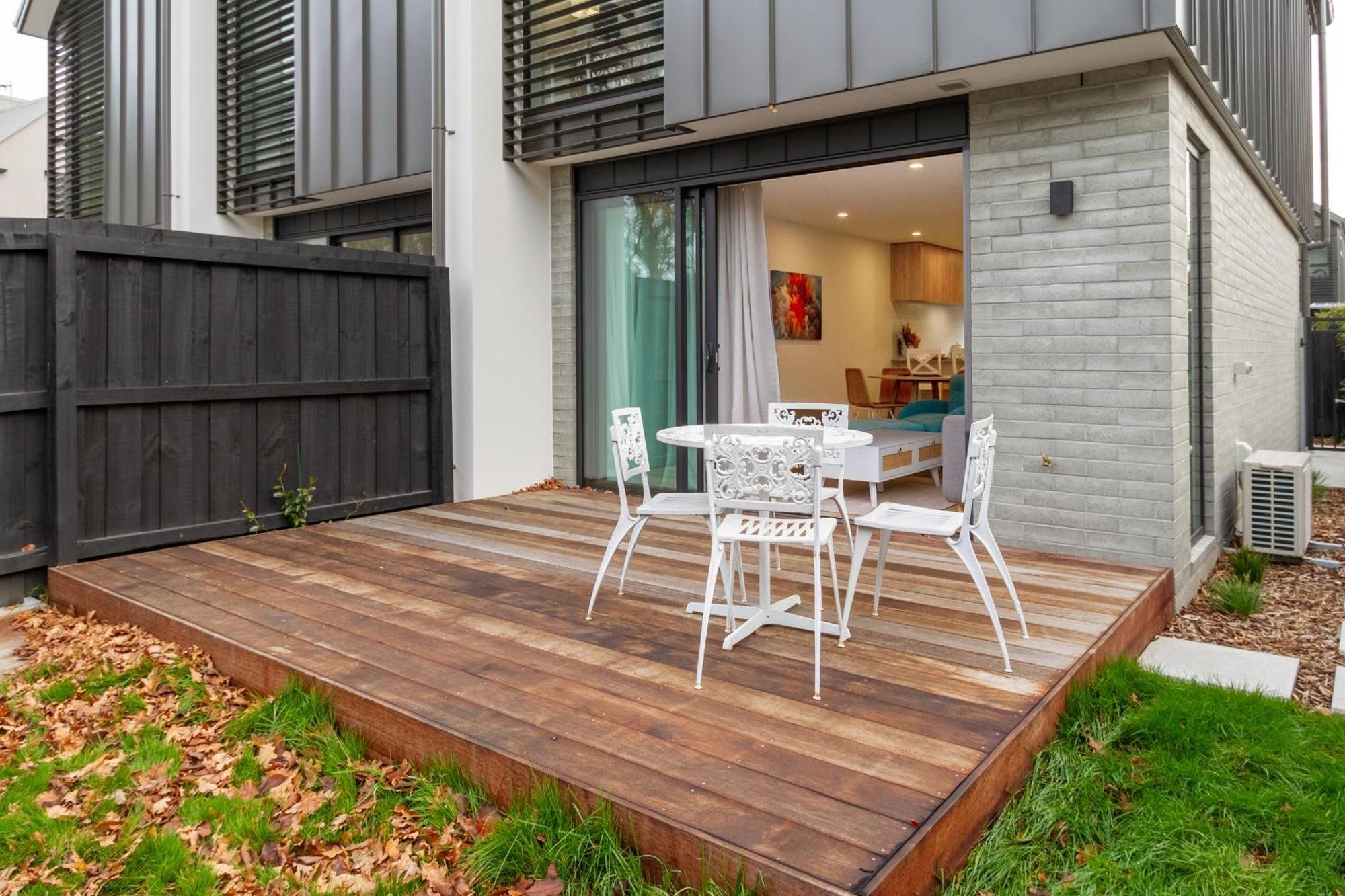 Modern 2 Bed 2 Bath Opposite Hagley Park Apartment Christchurch Luaran gambar