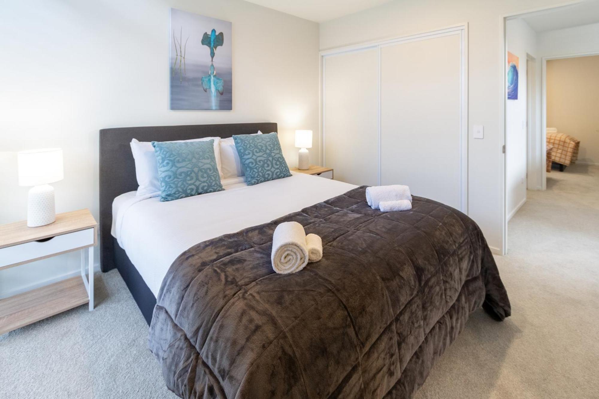 Modern 2 Bed 2 Bath Opposite Hagley Park Apartment Christchurch Luaran gambar