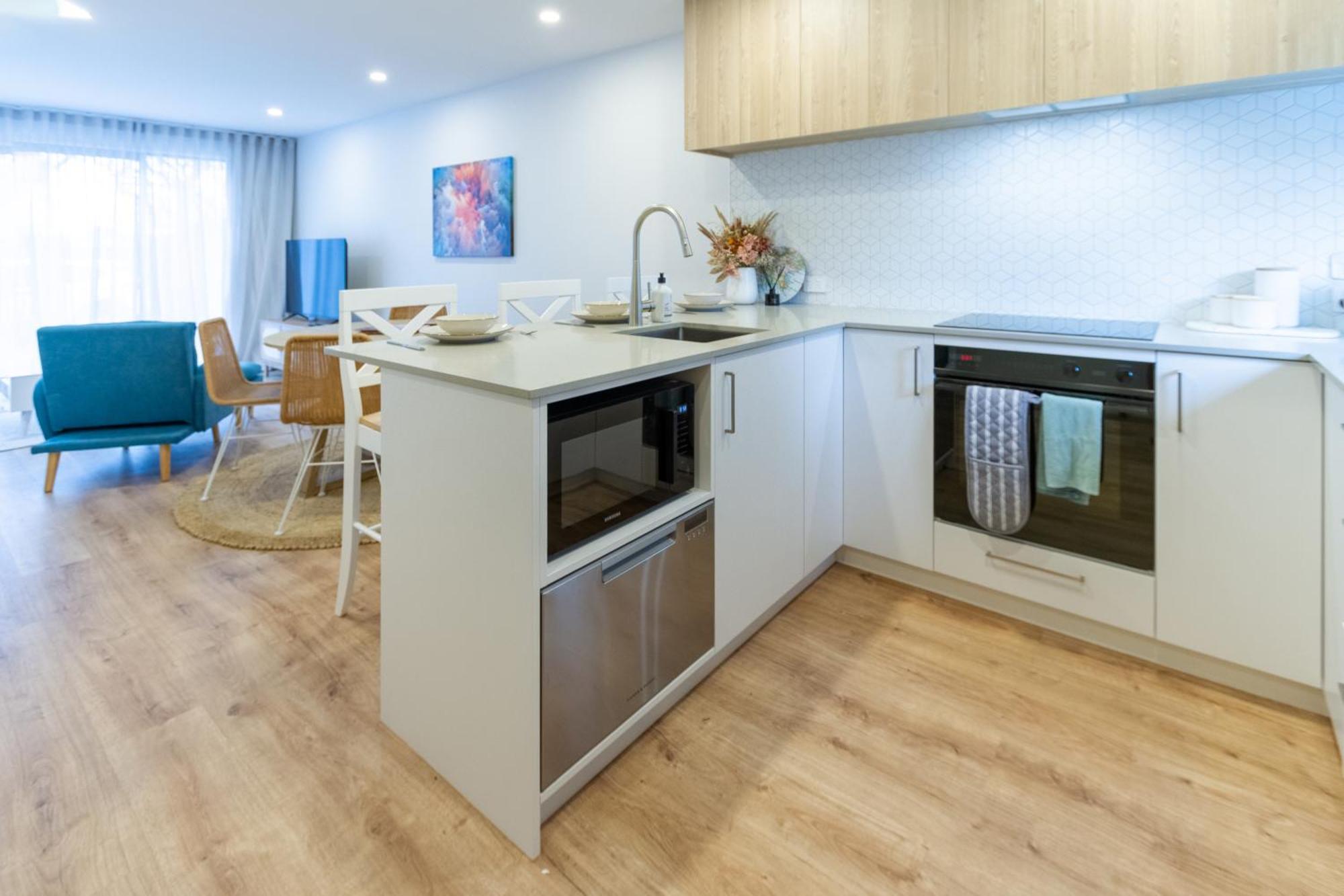 Modern 2 Bed 2 Bath Opposite Hagley Park Apartment Christchurch Luaran gambar